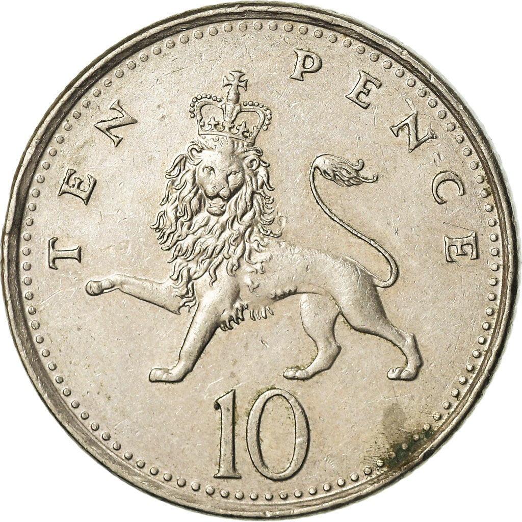 Coin, Great Britain, Elizabeth II, 10 Pence, 1992, EF(40-45), Copper-nickel