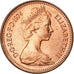 Coin, Great Britain, Elizabeth II, New Penny, 1974, AU(55-58), Bronze, KM:915