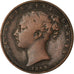 Coin, Great Britain, Victoria, Farthing, 1843, VF(20-25), Copper, KM:725