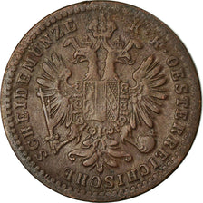 Coin, Austria, Franz Joseph I, Kreuzer, 1860, EF(40-45), Copper, KM:2186
