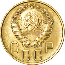 Moneta, Russia, 5 Kopeks, 1940, Saint-Petersburg, AU(50-53), Aluminium-Brąz