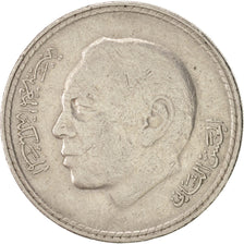 Morocco, al-Hassan II, 5 Dirhams, 1980, , AU(50-53), Copper-nic...