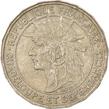 Coin, Guadeloupe, 50 Centimes, 1921, Paris, VF(30-35), Copper-nickel, KM:45