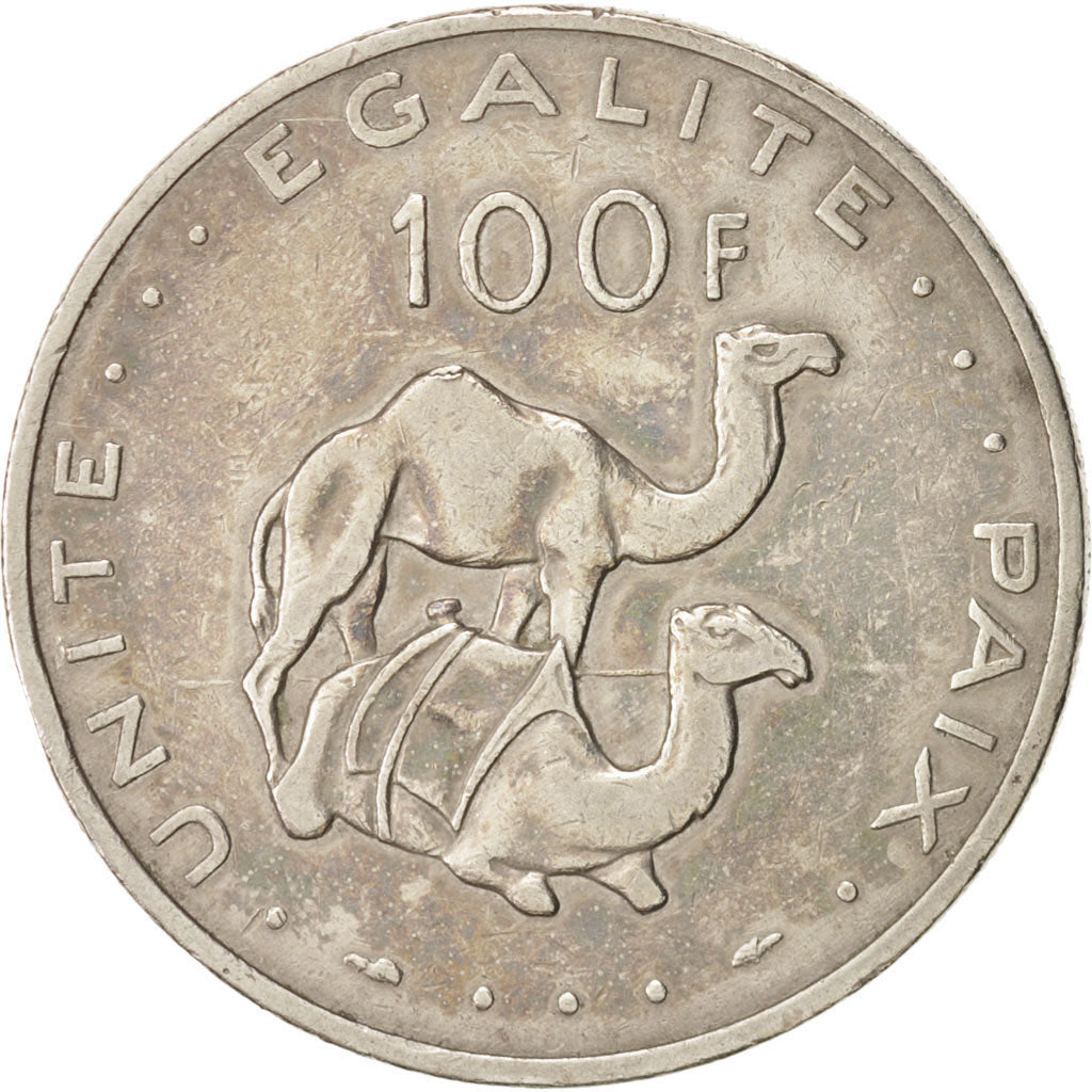 Djibouti, 100 Francs, 1977, Paris, TTB+, Copper-nickel, KM:26