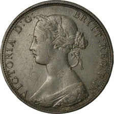 Moneta, Gran Bretagna, Victoria, 1/2 Penny, 1862, MB, Bronzo, KM:748.2