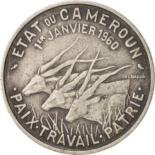 Cameroon, 50 Francs, 1960, Paris, EF(40-45), Copper-nickel, KM:13