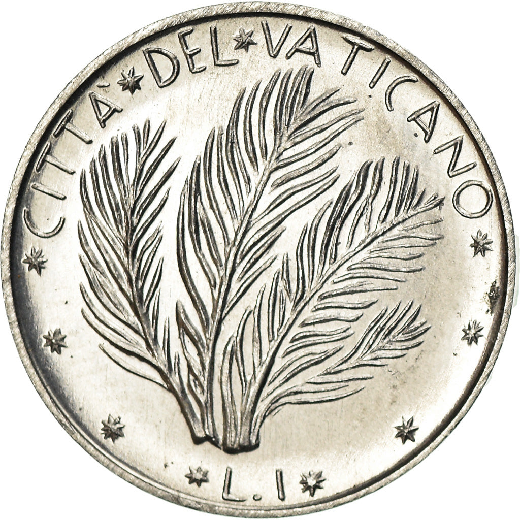 Coin, VATICAN CITY, Paul VI, Lira, 1970, MS(63), Aluminum, KM:116
