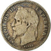 Moneda, Francia, Napoleon III, Napoléon III, 50 Centimes, 1867, Paris, BC+