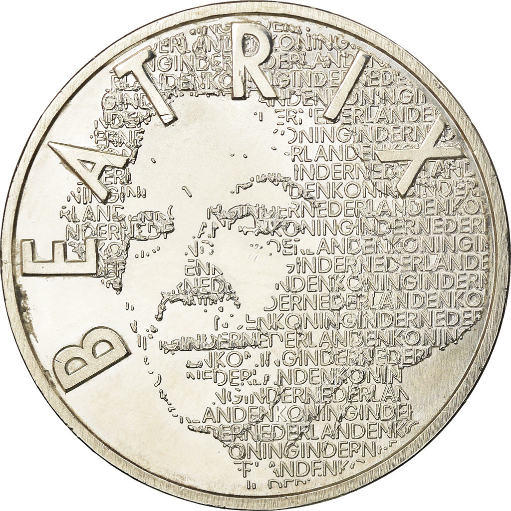 Netherlands, 5 Euro, 2003, Vincent Van Gogh, AU(55-58), Silver, KM:245
