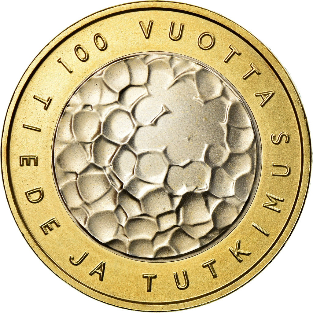 Finland, 5 Euro, 2008, FDC, MS(65-70), Bi-Metallic, KM:146
