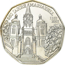 Austria, 5 Euro, 2007, 850 Jahre Mariazell, MS(65-70), Silver, KM:3145