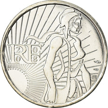 France, 5 Euro, Semeuse, 2008, MS(63), Silver, Gadoury:EU287
