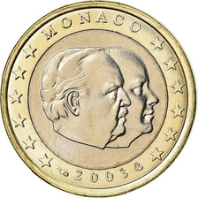 Monaco, Euro, Prince Rainier et Prince Albert, 2003, AU(55-58), Bi-Metallic