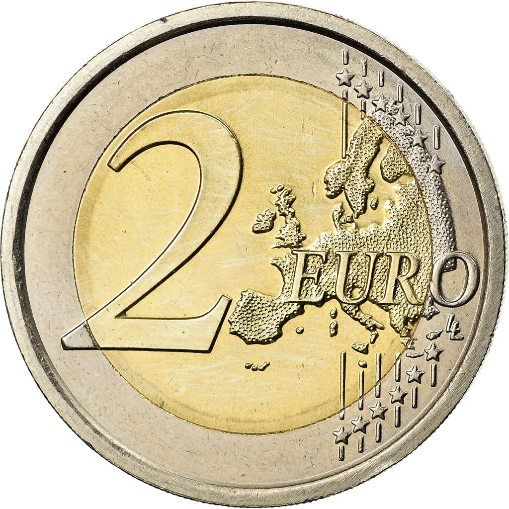 VATICAN CITY, 2 Euro, 2010, MS(65-70), Bi-Metallic, KM:389