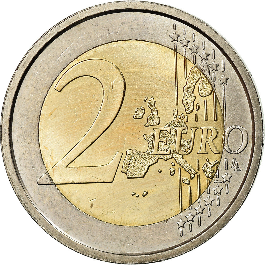 VATICAN CITY, 2 Euro, 2002, AU(55-58), Bi-Metallic, KM:348