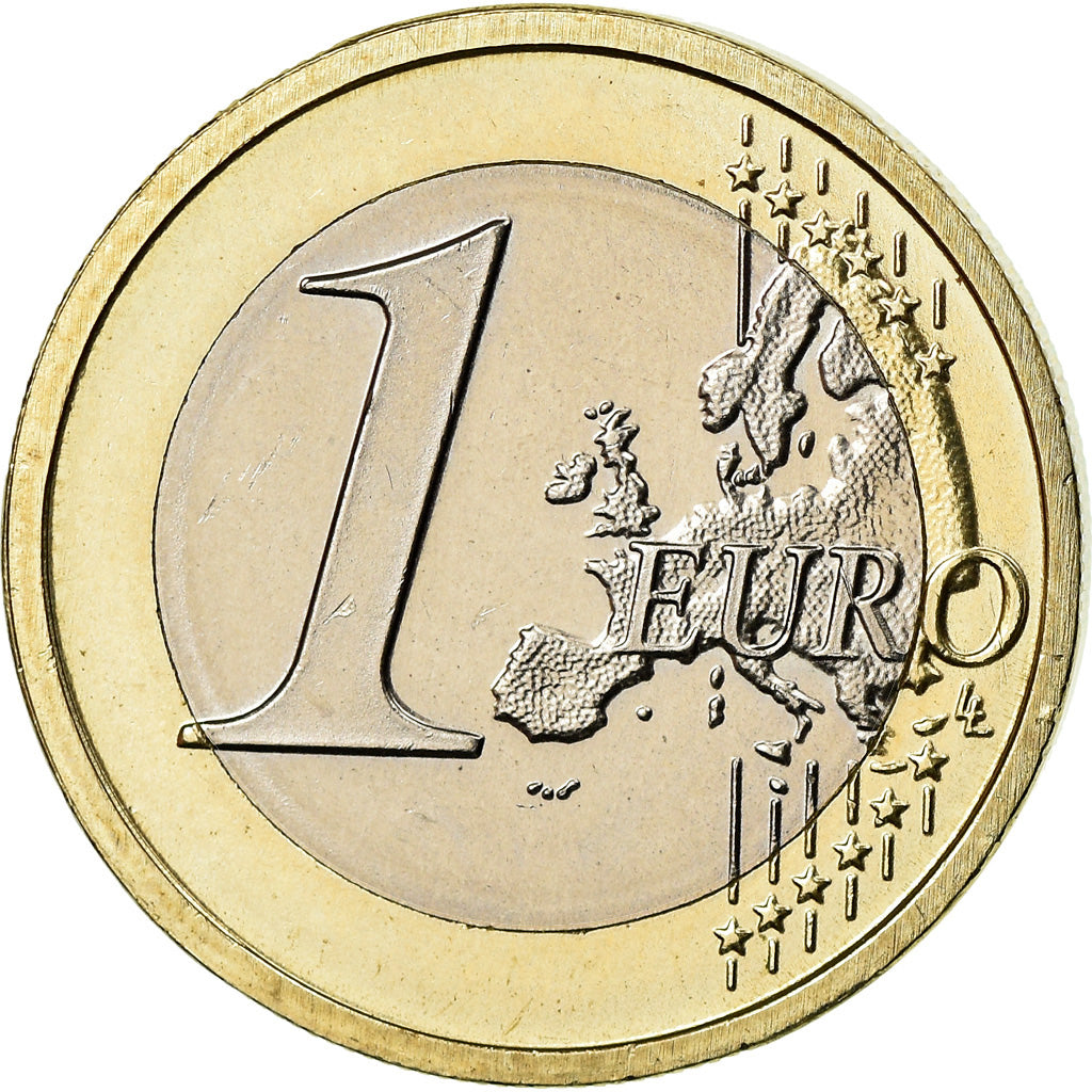 VATICAN CITY, Euro, 2008, AU(55-58), Bi-Metallic, KM:388