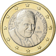 VATICAN CITY, Euro, 2010, AU(55-58), Bi-Metallic, KM:388