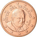 VATICAN CITY, 5 Euro Cent, 2010, AU(55-58), Copper Plated Steel, KM:377
