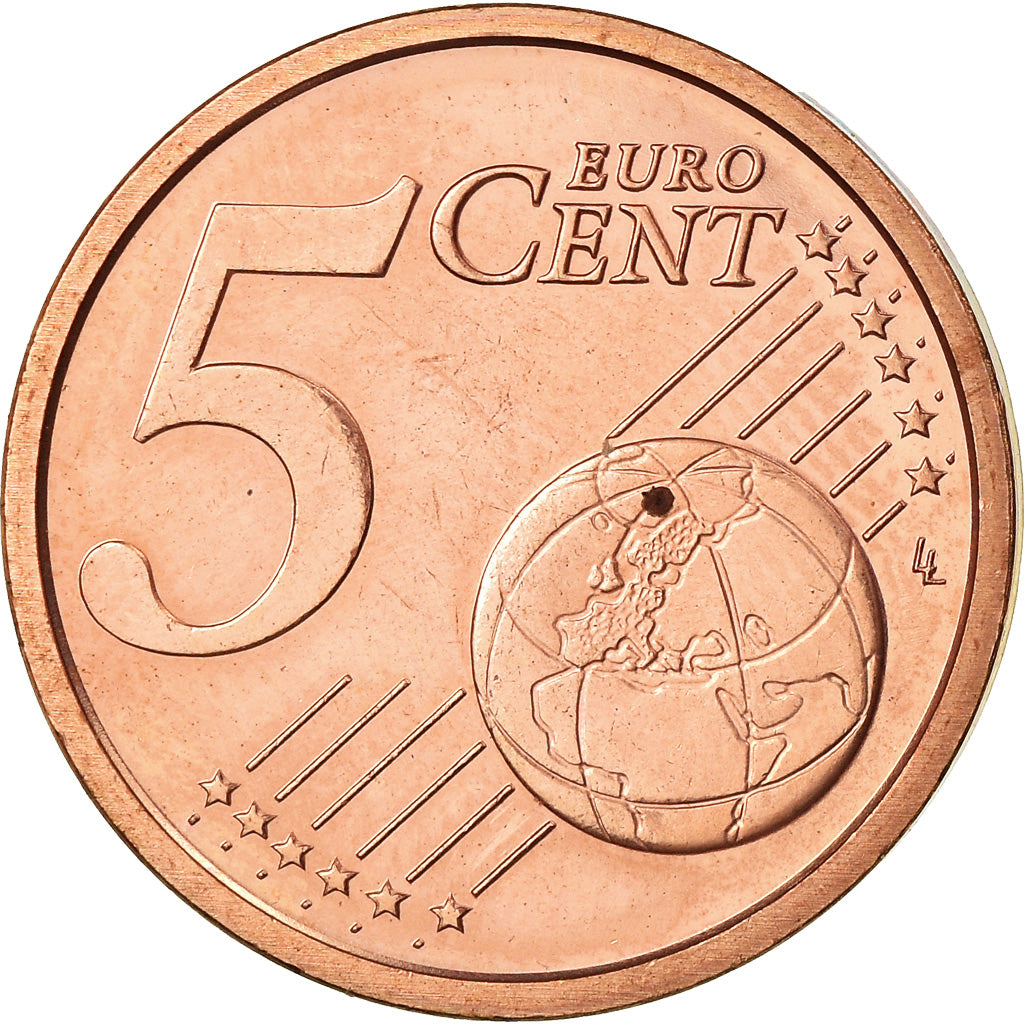 VATICAN CITY, 5 Euro Cent, 2010, AU(55-58), Copper Plated Steel, KM:377