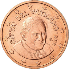 VATICAN CITY, 2 Euro Cent, 2010, AU(55-58), Copper Plated Steel, KM:376