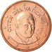 VATICAN CITY, Euro Cent, 2010, AU(55-58), Copper Plated Steel, KM:375