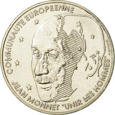 Coin, France, Jean Monnet, 100 Francs, 1992, AU(55-58), Silver, KM:1120