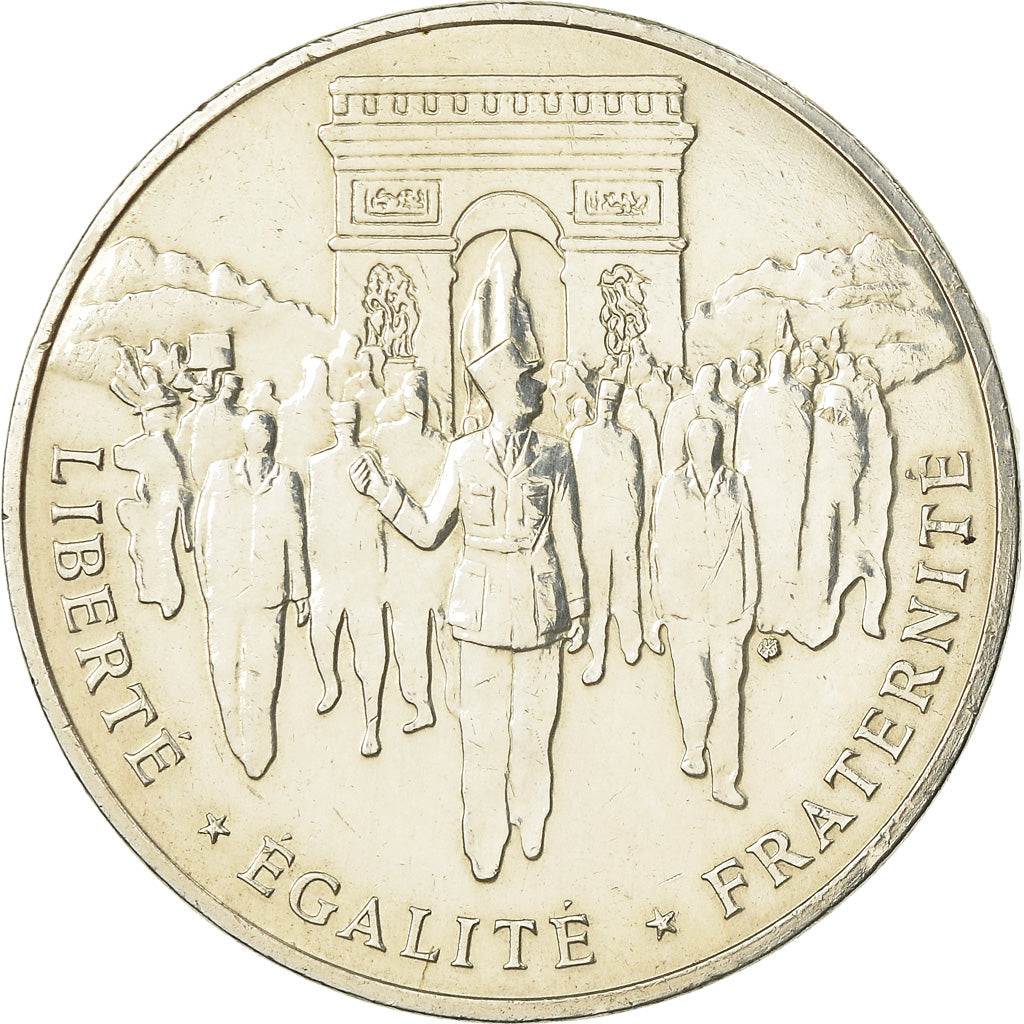 Coin, France, Libération de Paris, 100 Francs, 1994, AU(55-58), Silver