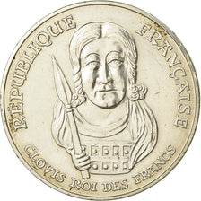 Coin, France, Clovis, 100 Francs, 1996, AU(55-58), Silver, KM:1180