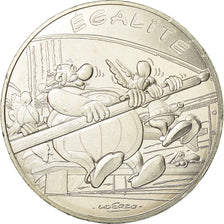 France, 10 Euro, Egalité, Astérix, Obélix, 2015, MS(63), Silver