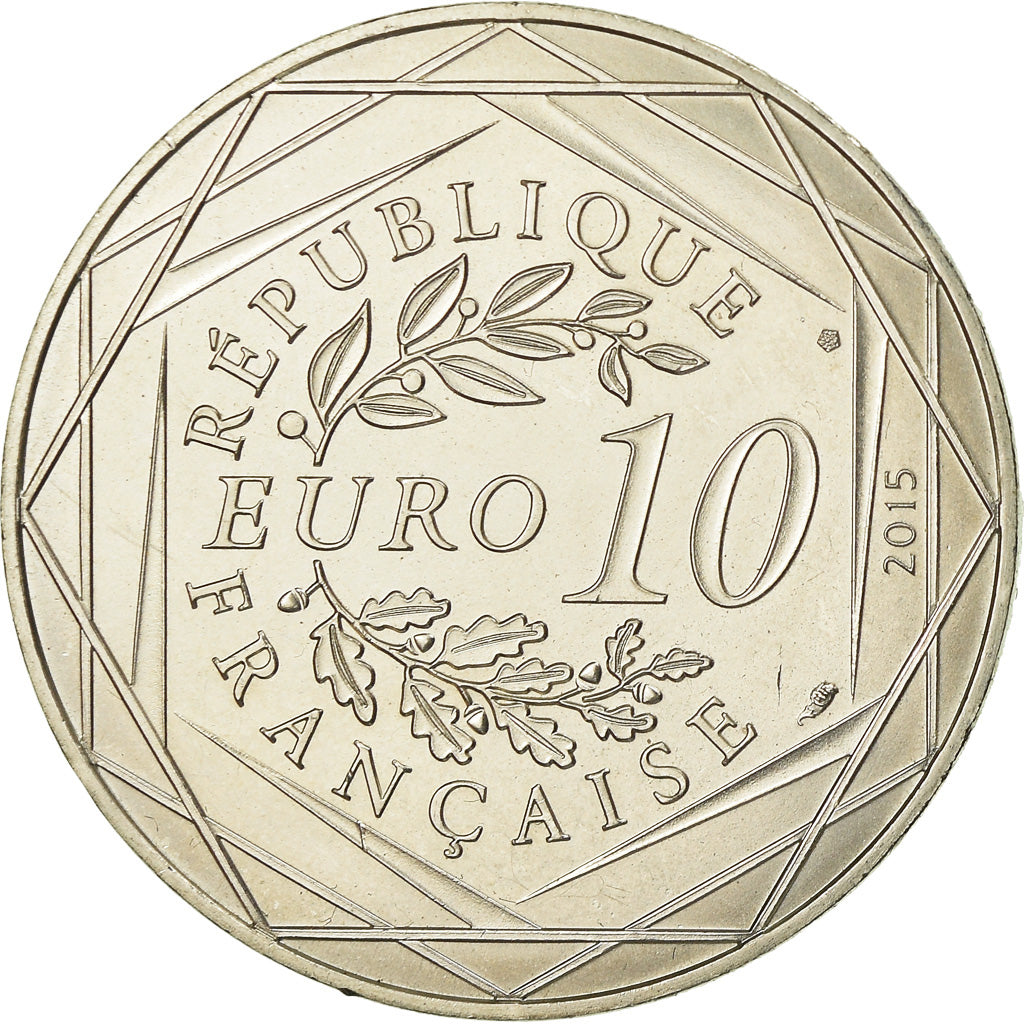 Francia, 10 Euro, Astérix - Fraternité - En Hispanie, 2015, SPL-, Argento