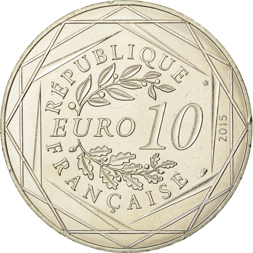 France, 10 Euro, Astérix - Egalité - Le cadeau de César, 2015, AU(55-58)