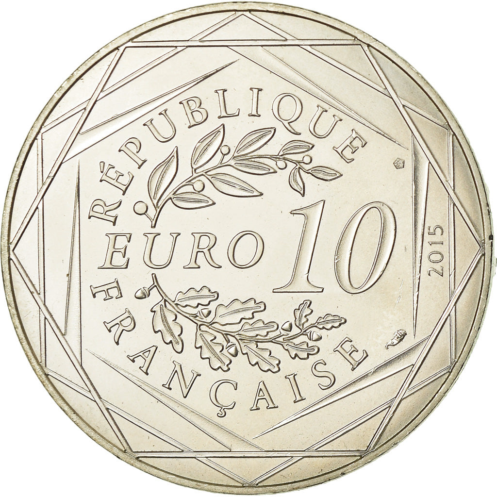 France, 10 Euro, Astérix - Liberté - La rose et le glaive, 2015, AU(55-58)