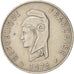 FRENCH AFARS & ISSAS, 100 Francs, 1975, Paris, AU(50-53), Copper-nickel, KM:19