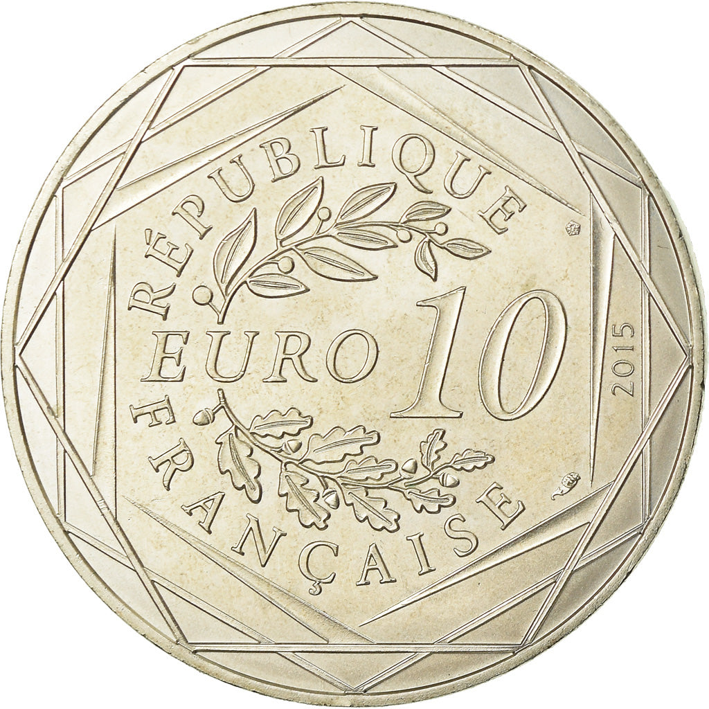 France, 10 Euro, Astérix - Liberté - Chez les Bretons, 2015, AU(55-58)