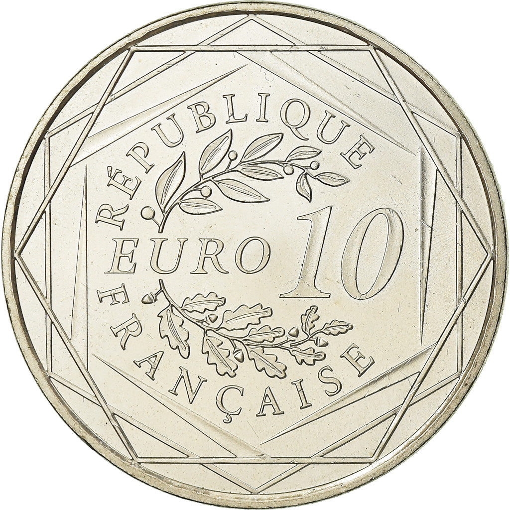 France, 10 Euro, 2013, AU(55-58), Silver, KM:2073