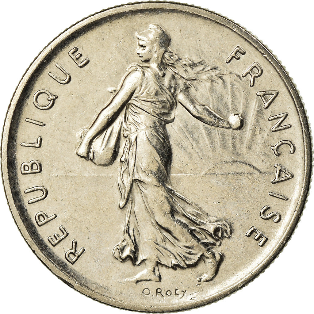 Münze, Frankreich, Semeuse, 5 Francs, 1994, Paris, VZ, Nickel Clad