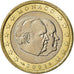 Monaco, Euro, 2001, AU(55-58), Bi-Metallic, Gadoury:MC178, KM:173