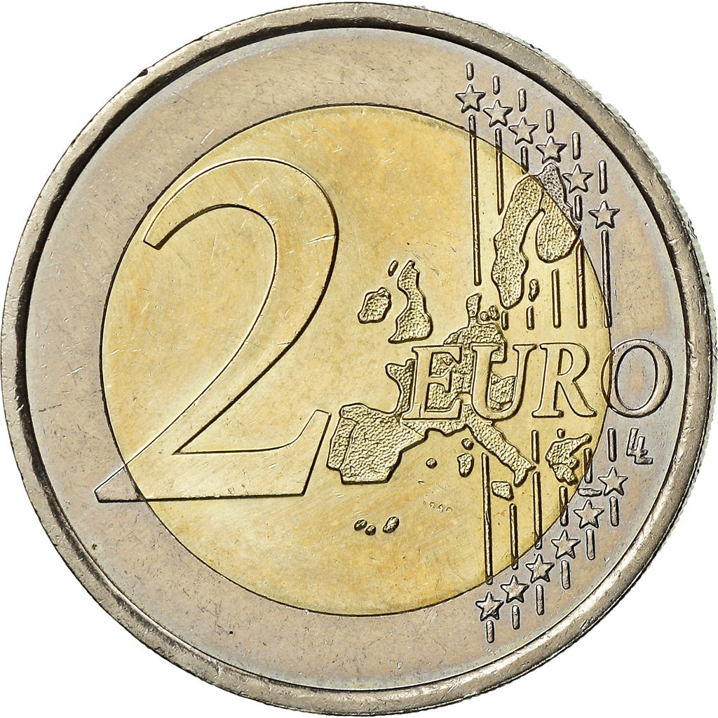 Monaco, 2 Euro, 2001, AU(55-58), Bi-Metallic, KM:186