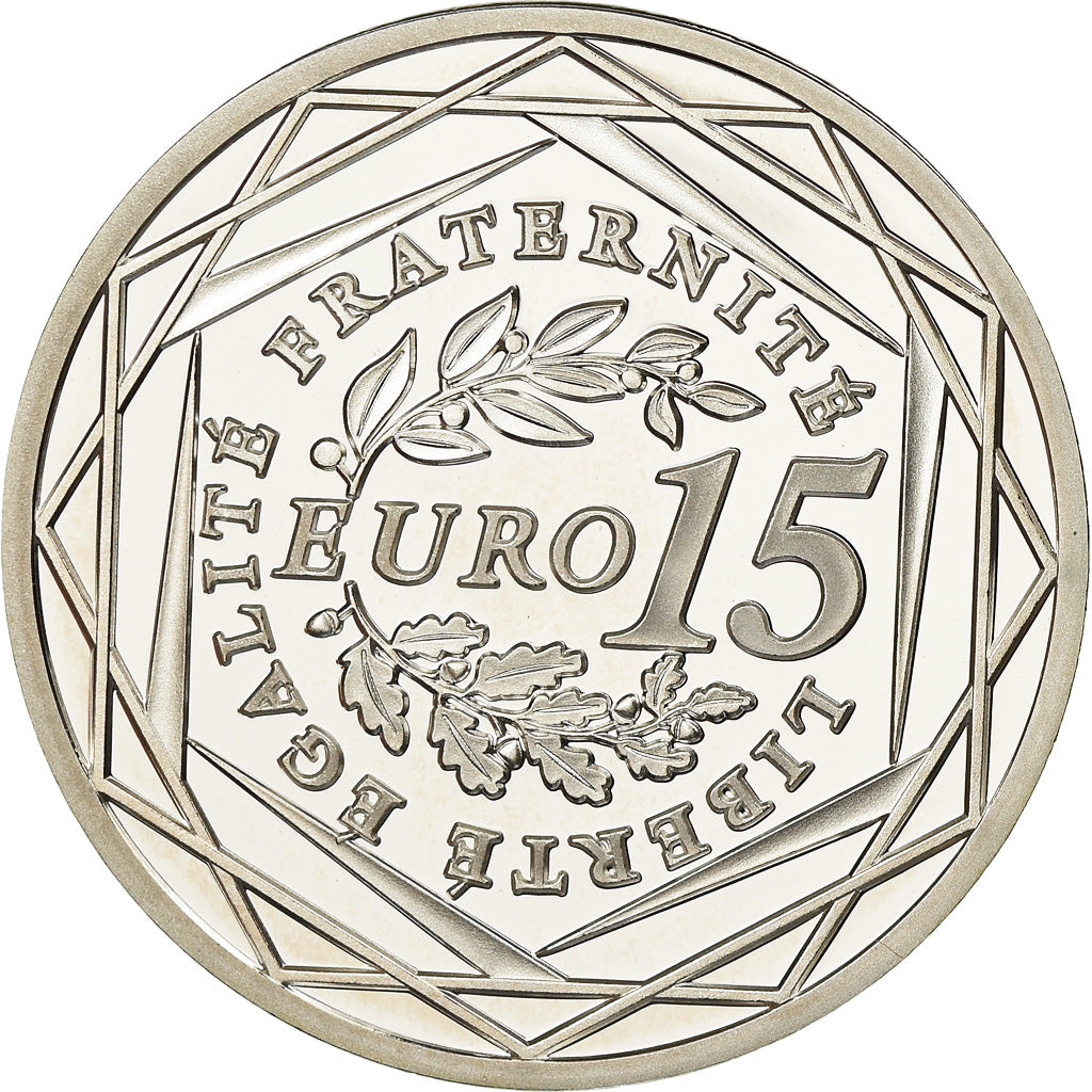 Frankrijk, 15 Euro, 2008, BE, FDC, Zilver, KM:1535