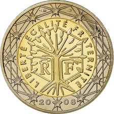 France, 2 Euro, 2008, BE, MS(65-70), Bi-Metallic, KM:1414