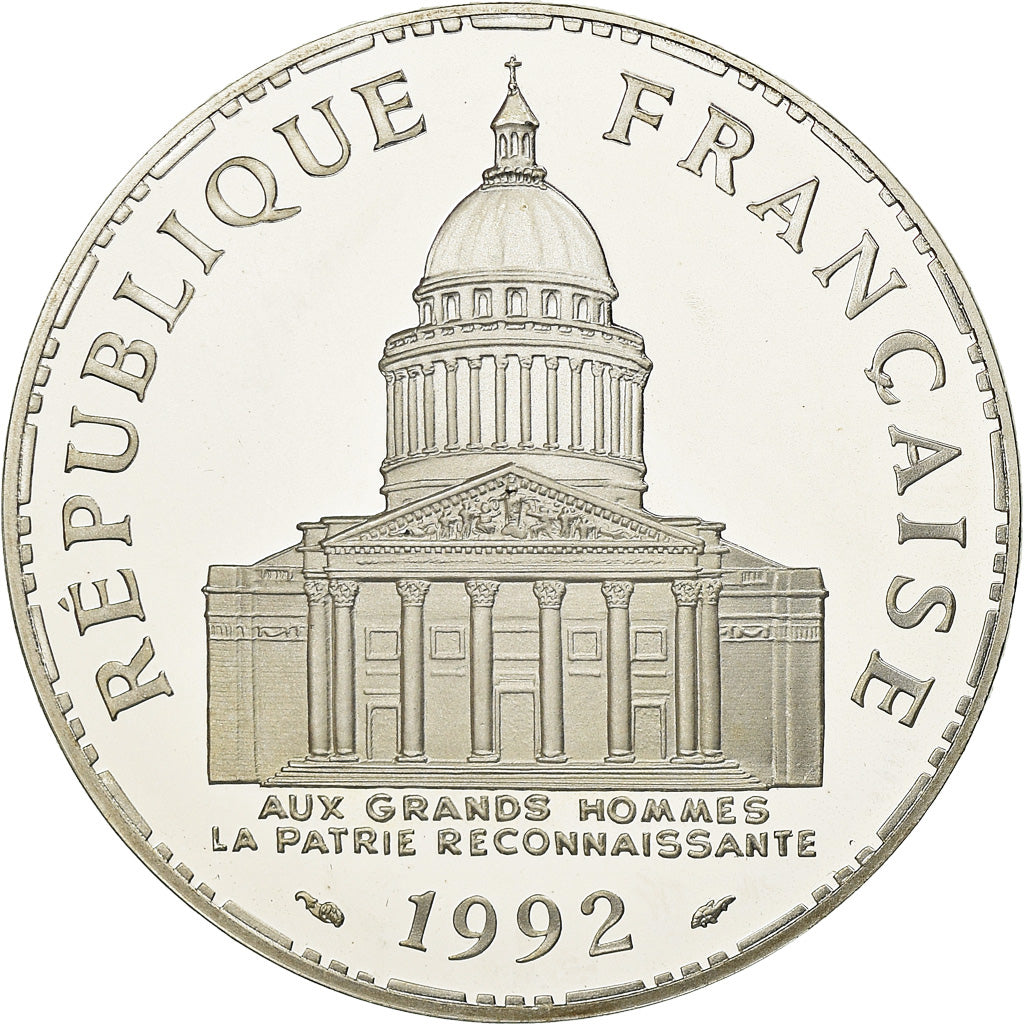 Coin, France, Panthéon, 100 Francs, 1992, Paris, BE, MS(65-70), Silver