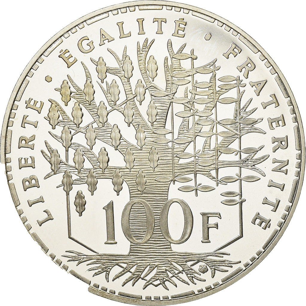 Coin, France, Panthéon, 100 Francs, 1992, Paris, BE, MS(65-70), Silver