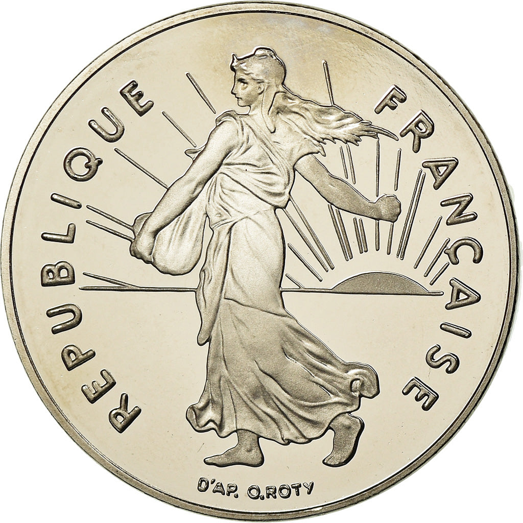 Monnaie, France, Semeuse, Franc, 1992, Paris, BE, FDC, Nickel, Gadoury:474b