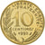 Munten, Frankrijk, Marianne, 10 Centimes, 1992, Paris, BE, FDC, Aluminum-Bronze