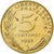Monnaie, France, Marianne, 5 Centimes, 1992, Paris, BE, FDC, Aluminum-Bronze