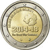 Belgium, 2 Euro, 100ème anniversaire du déclenchement de la première guerre