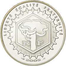 France, 5 Euro, 2005, BE, MS(65-70), Silver, KM:2010