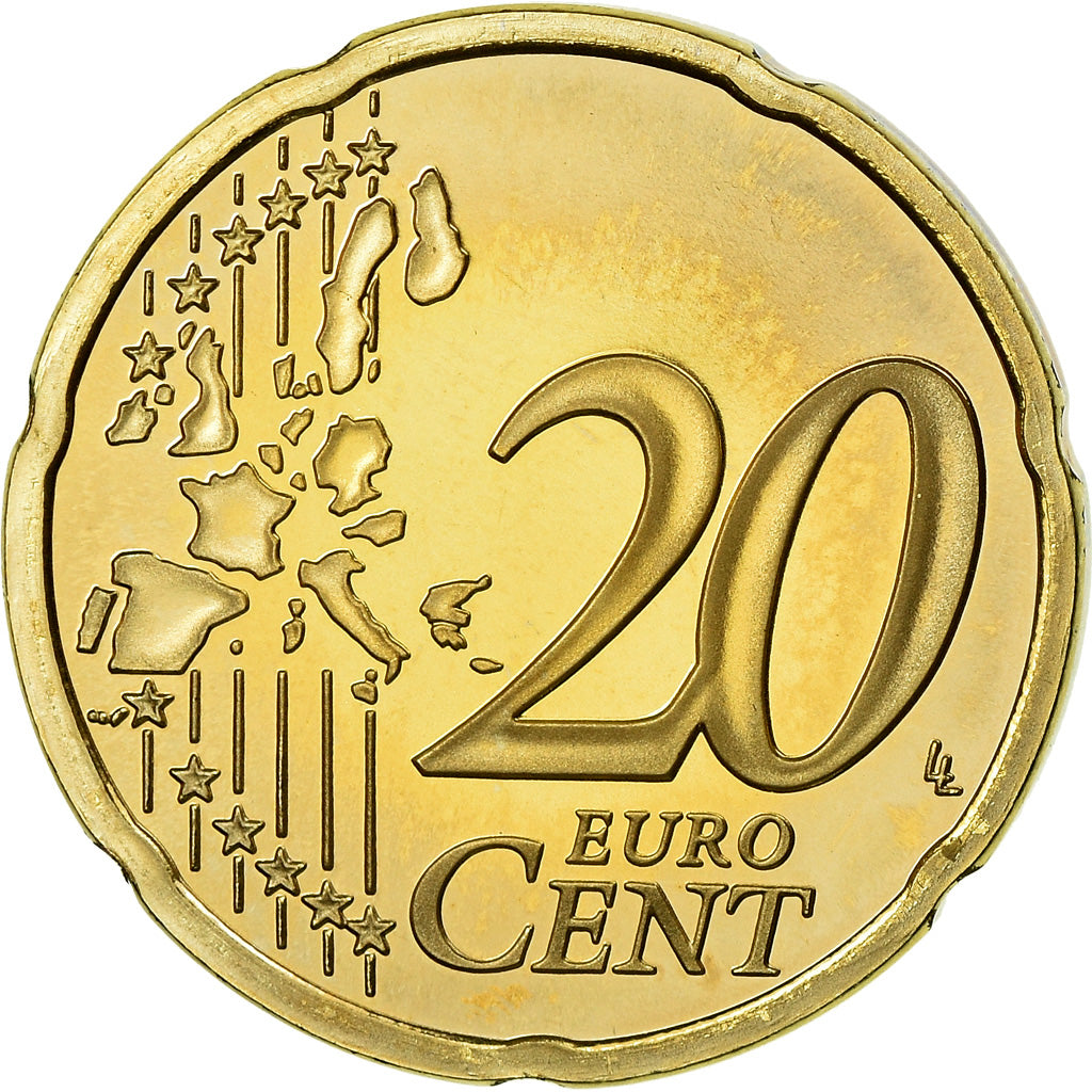 Francia, 20 Euro Cent, 2006, BE, FDC, Ottone, KM:1286