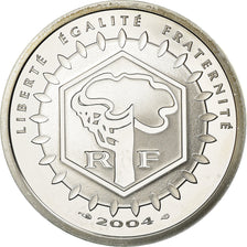 France, 5 Euro, 2004, BE, MS(65-70), Silver, KM:2010