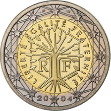France, 2 Euro, 2004, BE, MS(65-70), Bi-Metallic, KM:1289